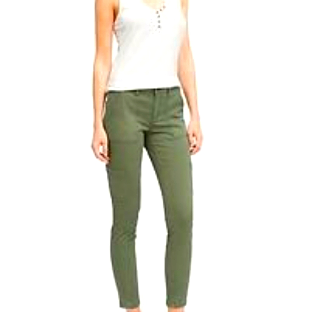 Calvin Klein Green Skinny Chino Pants